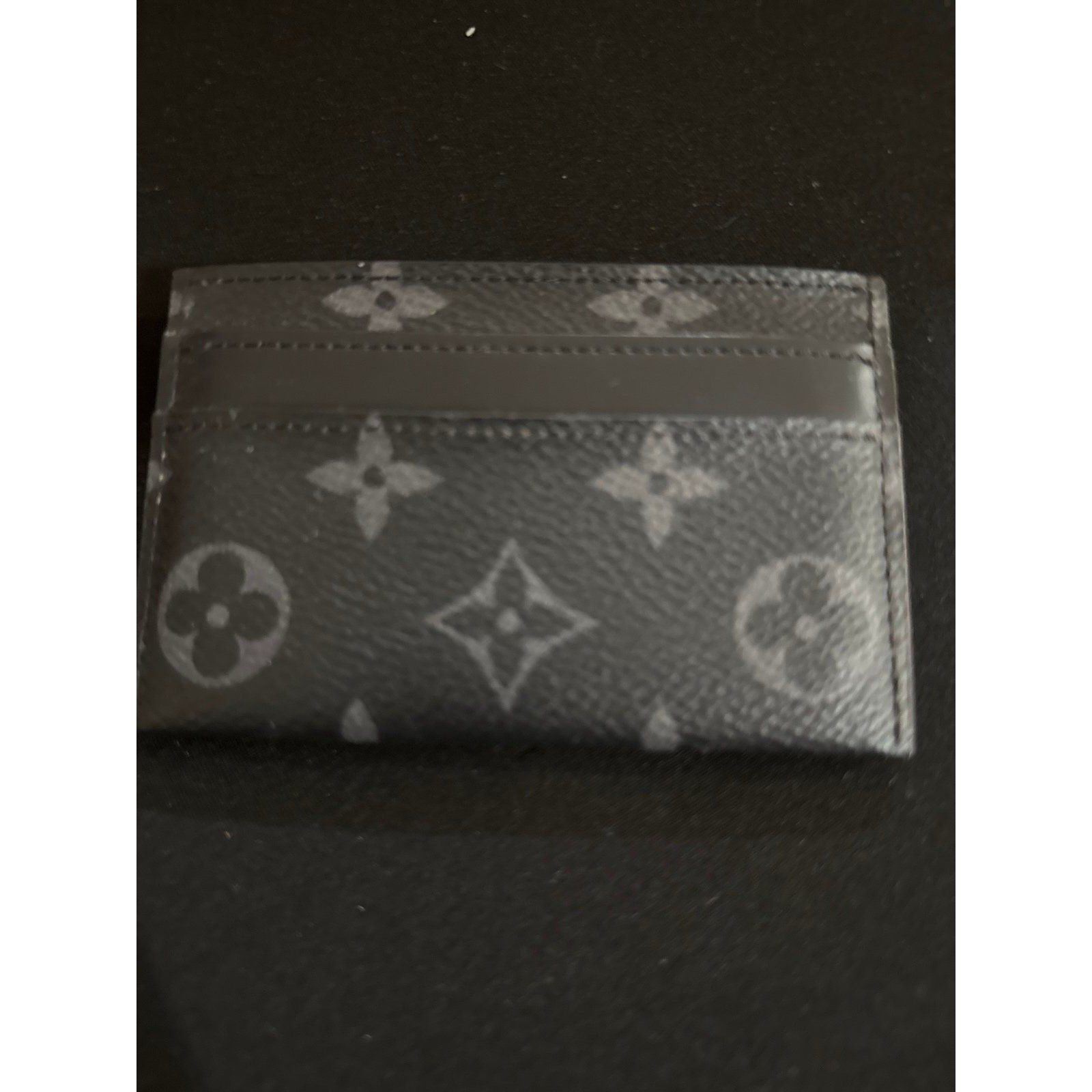 Louis Vuitton Double Card Holder Black Monogram